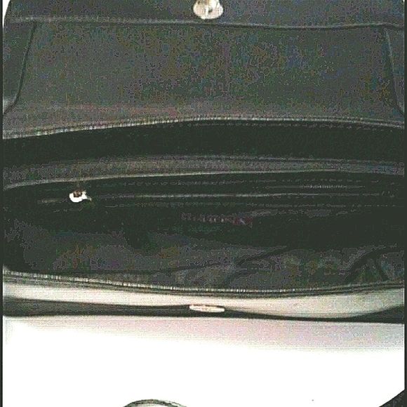 Merona Black & Leopard Print Vegan Leather Classic Envelope Clutch Bag - Picture 6 of 8